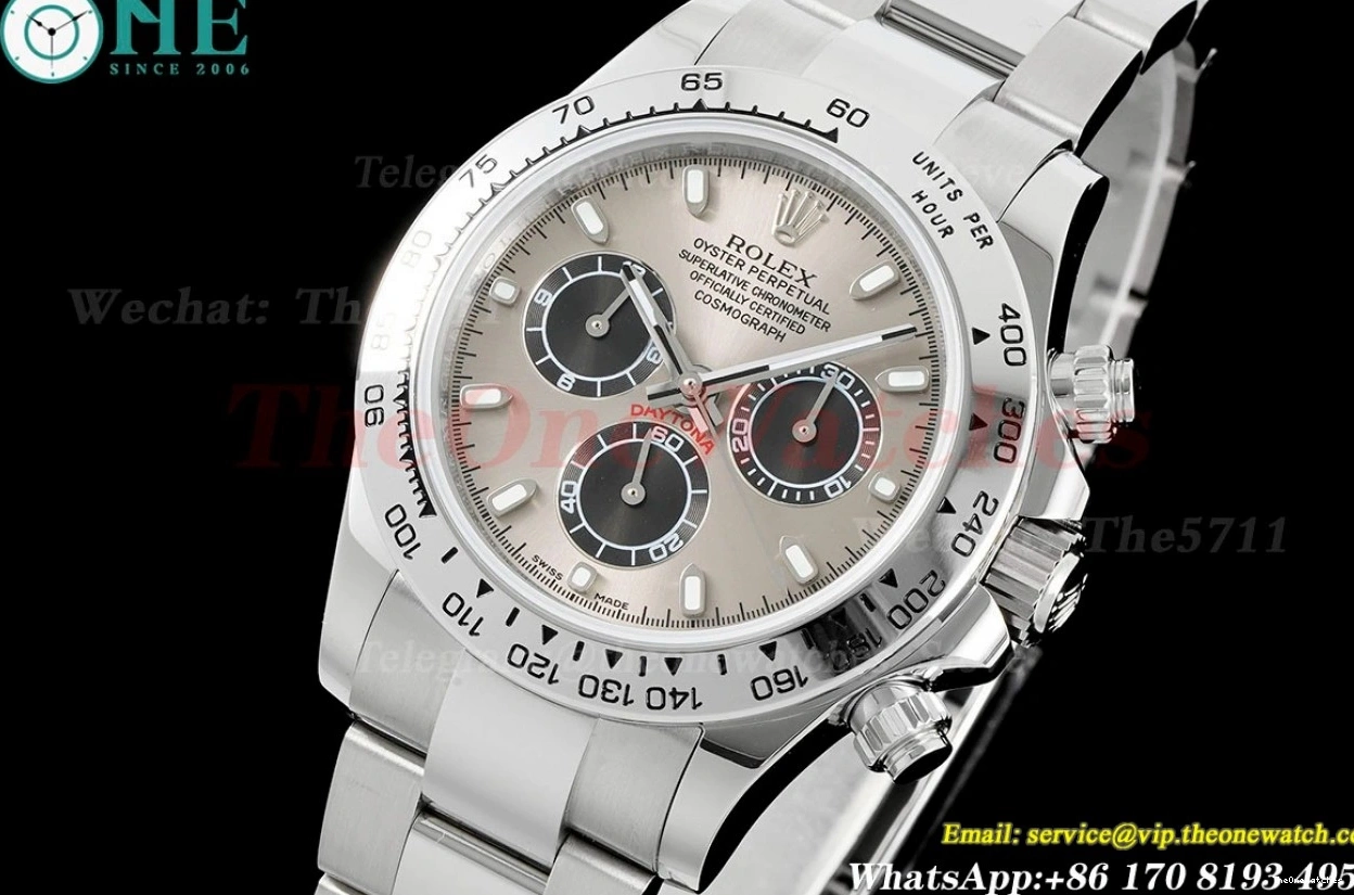 SS OMF SS 40mm 116509 Stk A7750 Daytona Grey 0228